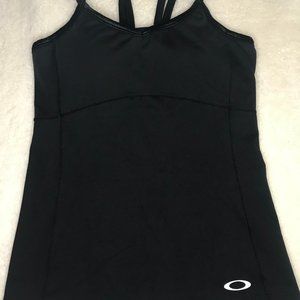 OAKLEY BLACK RACER BACK TANK TOP SIZE SMALL